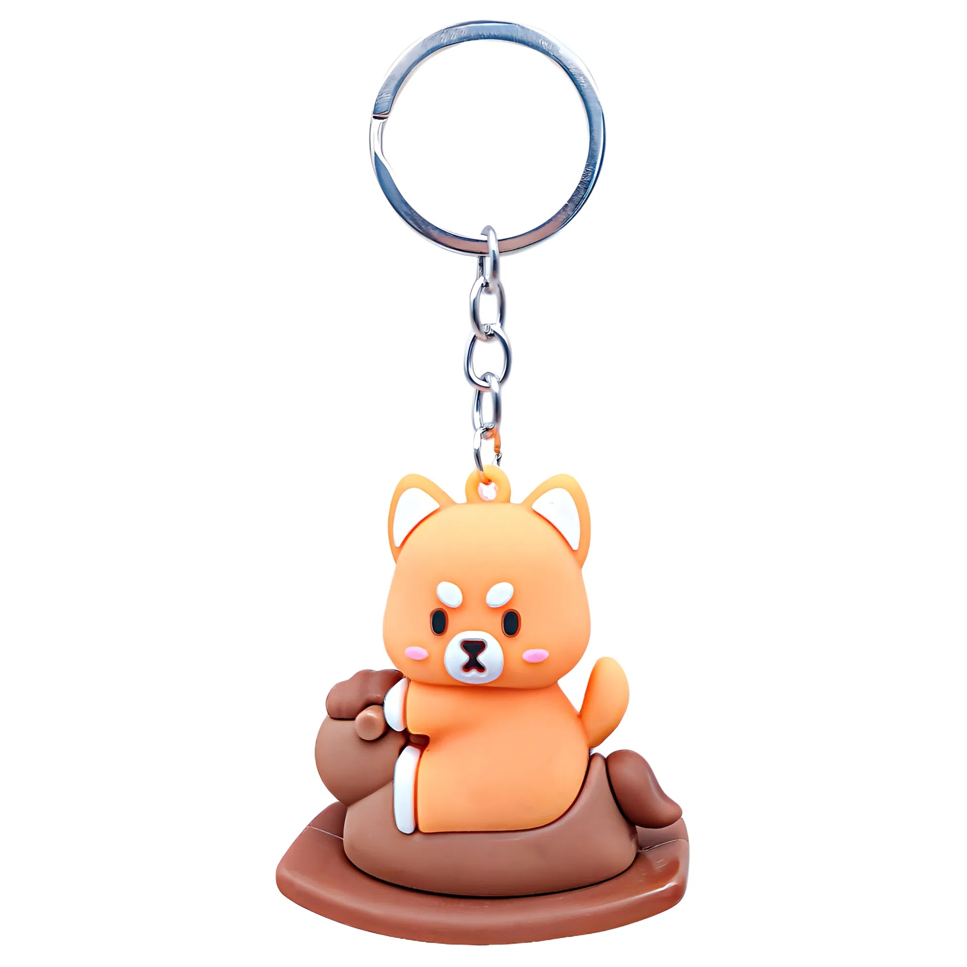 简应舒 创意可爱卡通小马摇板手礼书包 塑料 挂件 男女同款情侣款