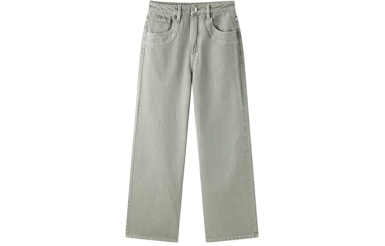 太平鸟 复古直筒牛仔裤 女款