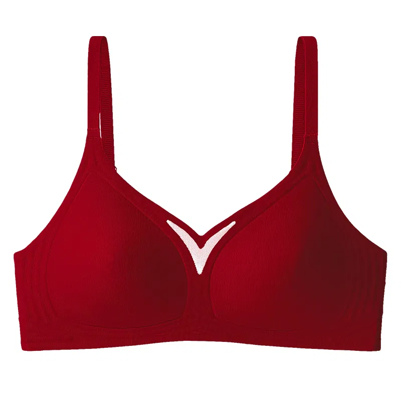 欧迪芬 冰丝聚拢简约纯色美背液态软支撑文胸 女款