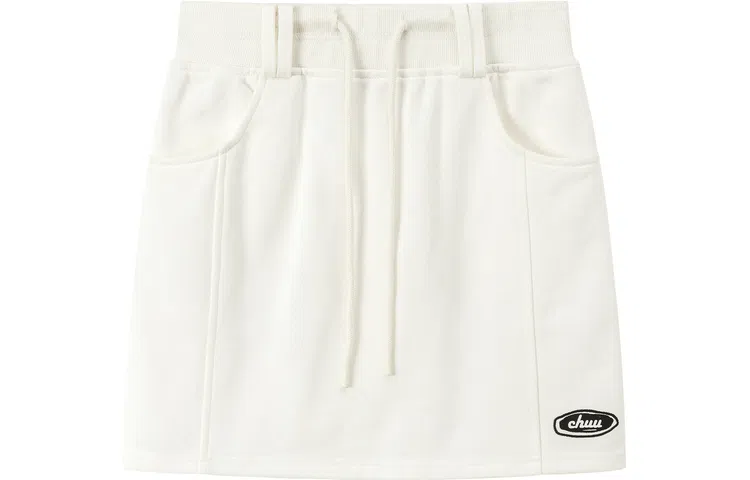 CHUU High Waist Drawstring Skirt