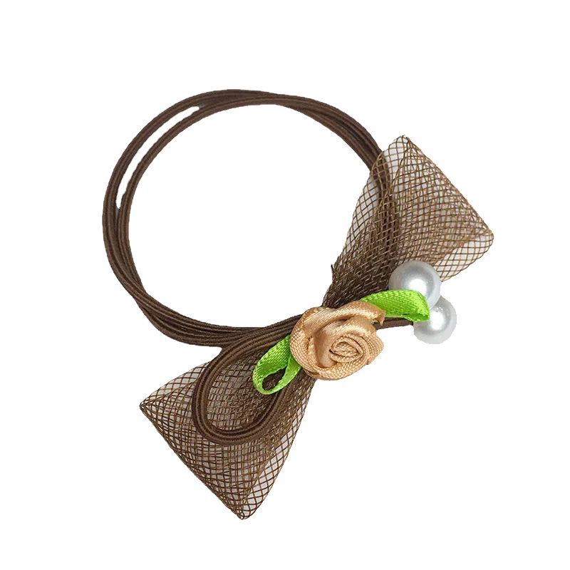 简应舒 小清新铃兰花百搭 网纱 发圈 男女同款情侣款