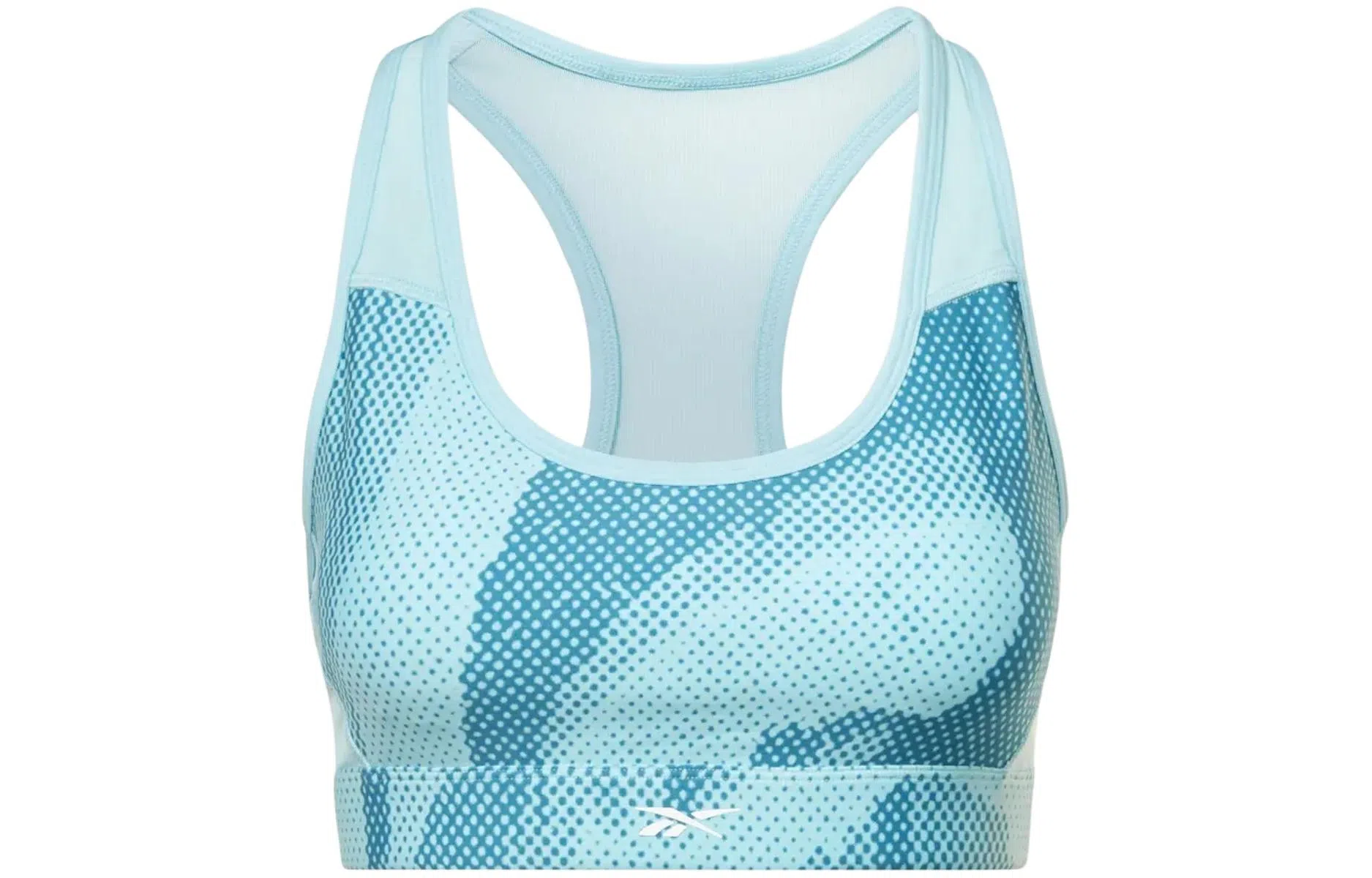 Reebok CYCLED LUX PERFORM ALLOVER PRINT RACER BRA
