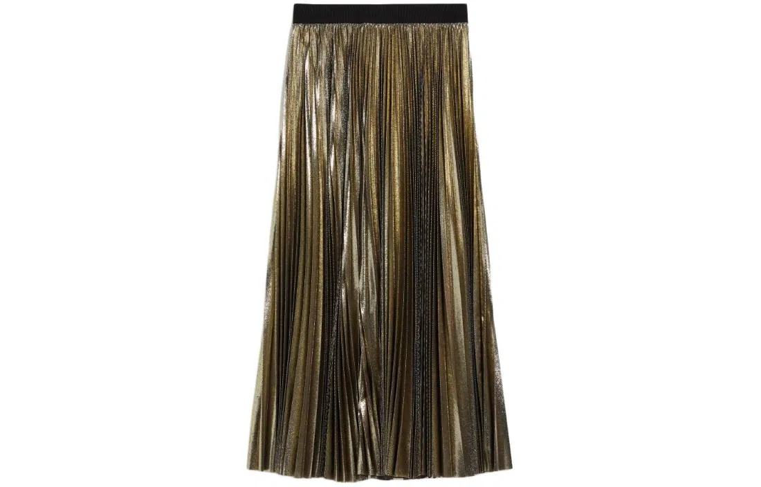 WEEKEND MaxMara Nurra Pleated Georgette Skirt