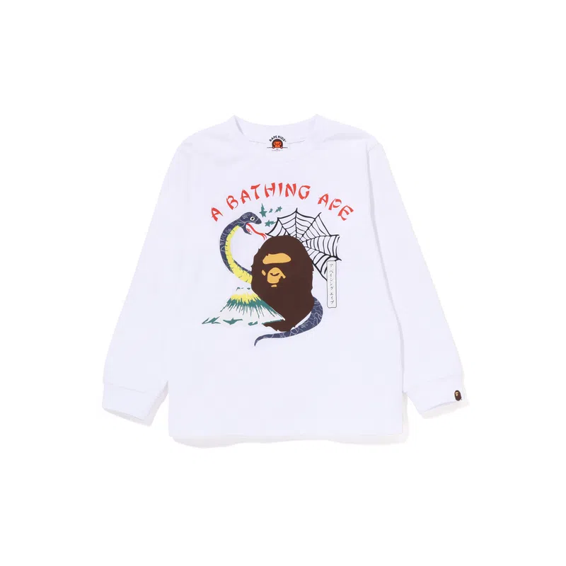 BAPE Kids Long Sleeve Tee