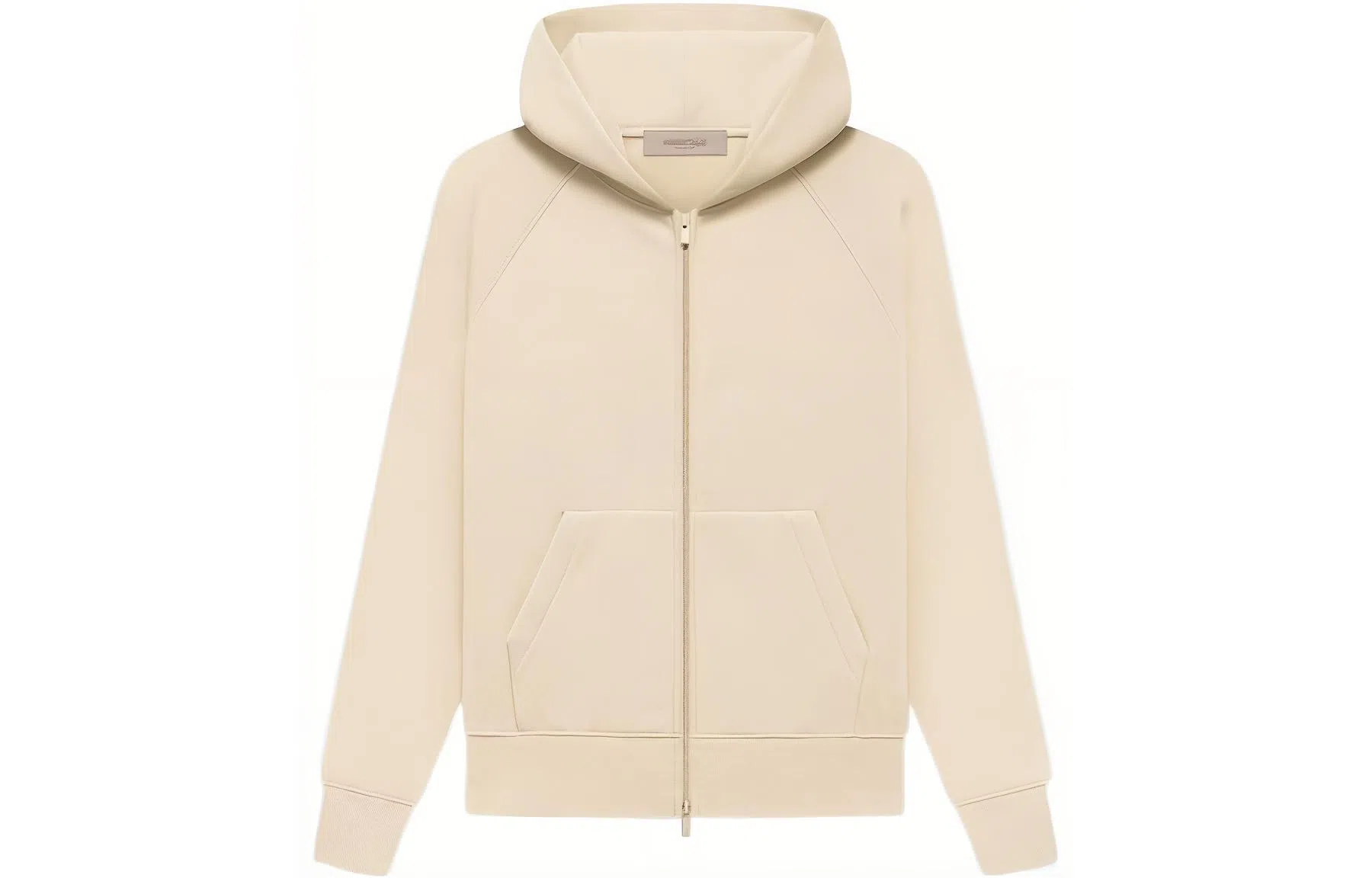 Fear of God Essentials Kids Fullzip Hoodie Eggshell