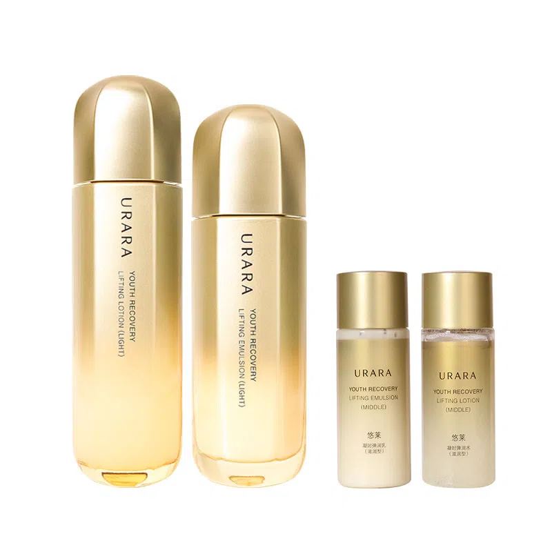 悠莱 凝时弹润修护提拉抗皱水乳套装 紧致保湿补水