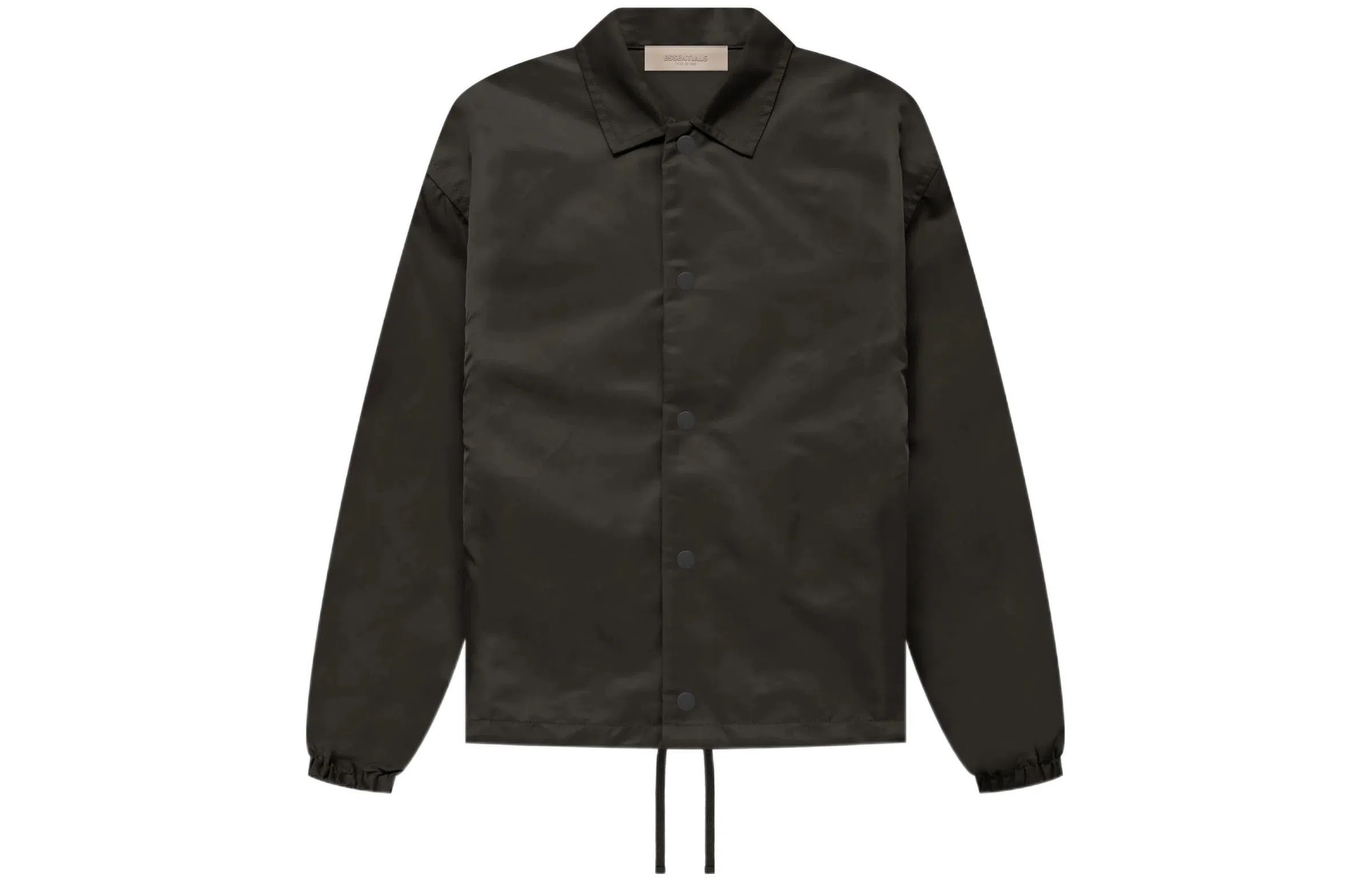 Fear of God Essentials FW22 Kids Coaches Jacket Off Black