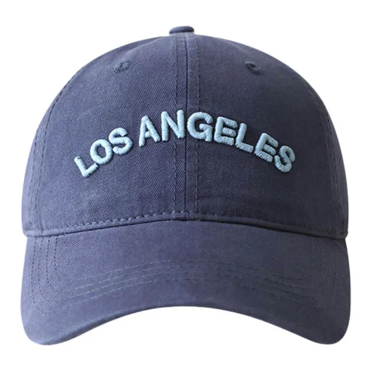 木林森 春夏季休闲防晒字母遮阳刺绣美式显脸小盆帽宽帽檐防紫外线百搭运动 棉 鸭舌帽 男女同款情侣款