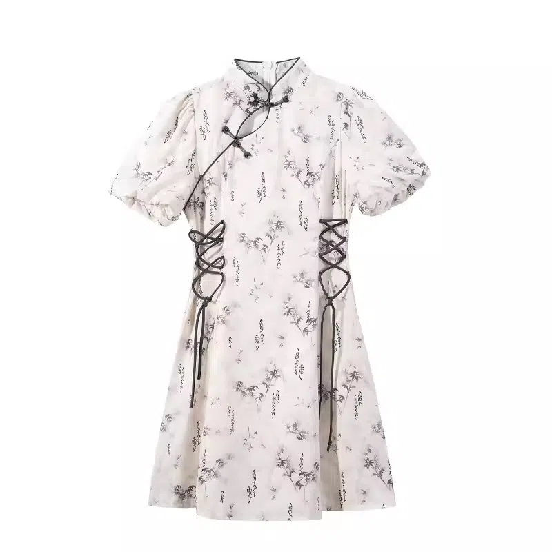 JUFU French Collar Dress