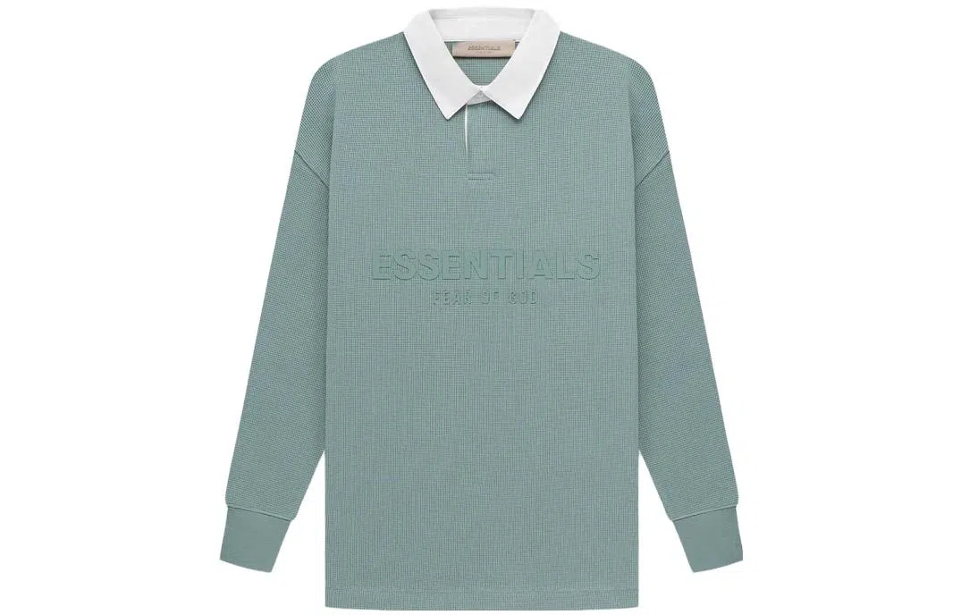 Fear of God Essentials SS23 Kids Waffle Rugby Light Sycamore