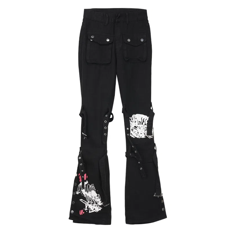 JUFU Black Jeans