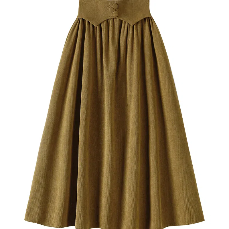 她池 时尚设计感休闲长裙 女款