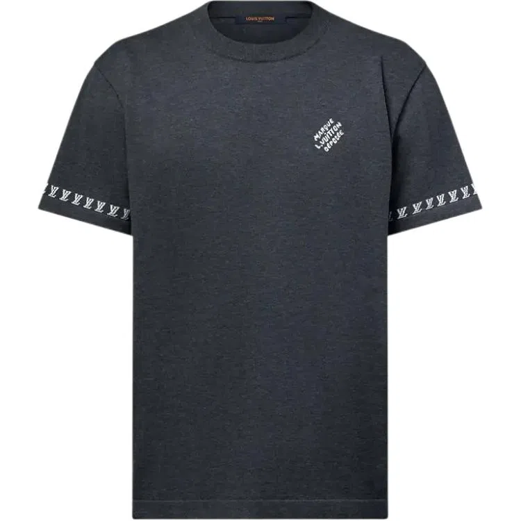 Louis Vuitton FW24 Logo Crewneck T-Shirt Black