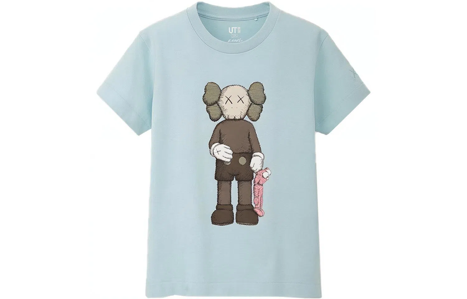 UNIQLO KAWS Logo T-Shirt Kids Blue