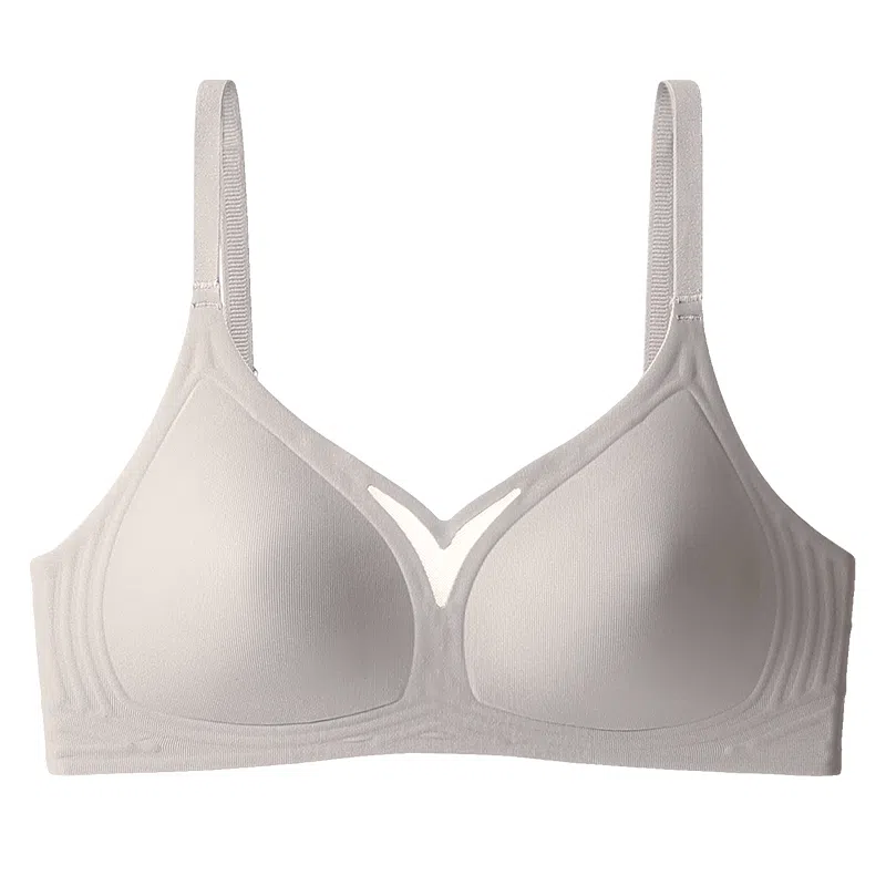 欧迪芬 冰丝聚拢简约纯色美背液态软支撑文胸 女款