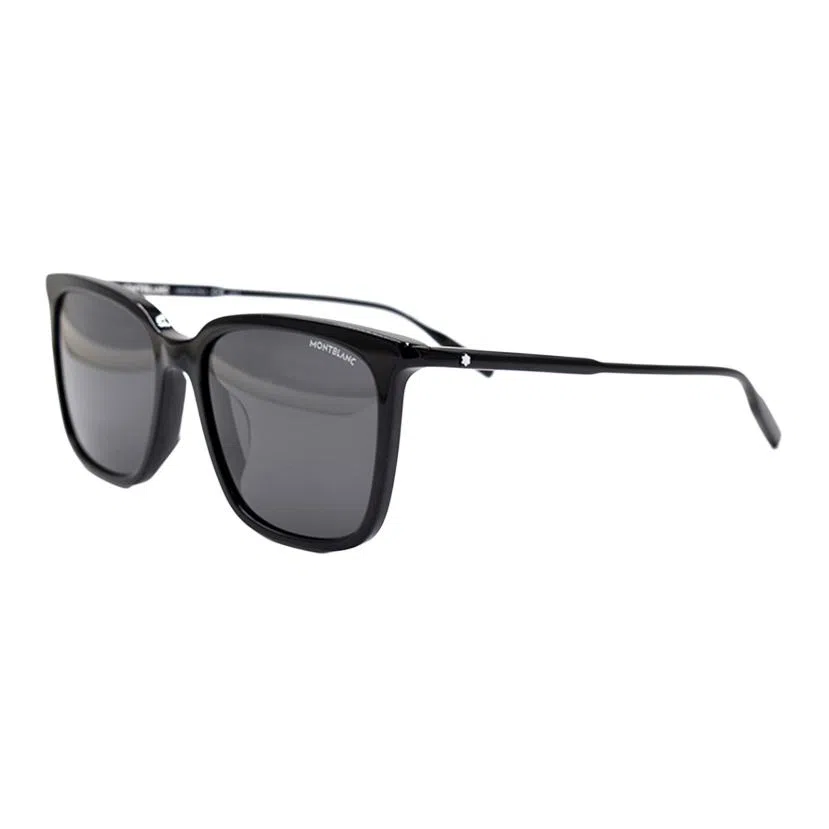 Montblanc Hexagonal Star Entry Sunglasses Black