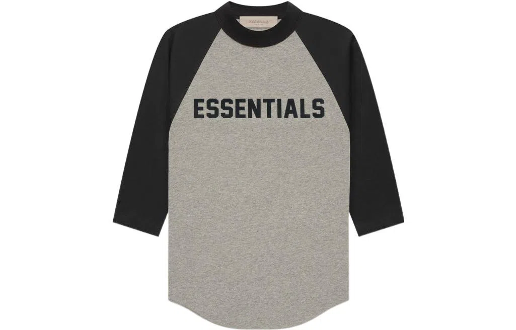 Fear of God Essentials Kids Baseball Tee Dark Oatmeal