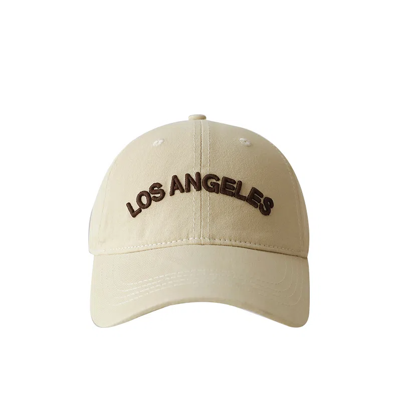 木林森 春夏季休闲防晒字母遮阳刺绣美式显脸小盆帽宽帽檐防紫外线百搭运动 棉 鸭舌帽 男女同款情侣款