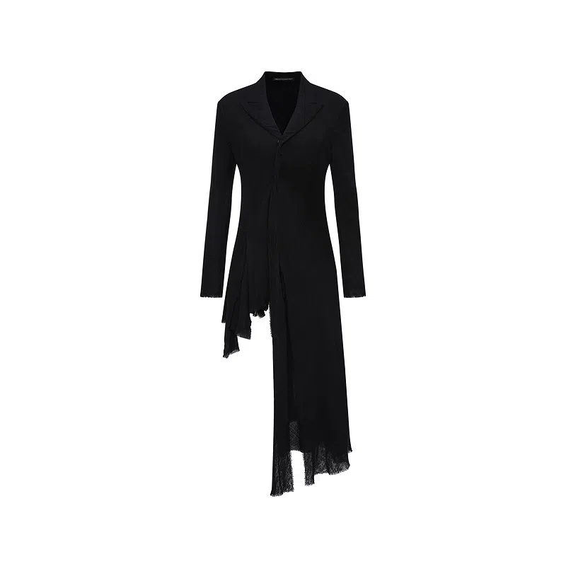 Yohji Yamamoto Irregular Hem Blazer Dress