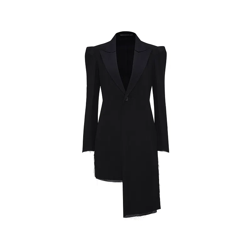 Yohji Yamamoto Irregular Hem Coat
