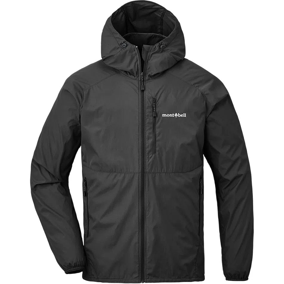 MONTBELL Letter Zip Hoodie Jacket Men