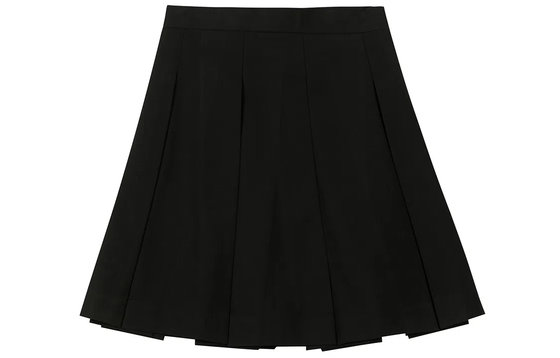 东鲸岁时记 八箱箱褶裙纯色褶皱短款半身裙