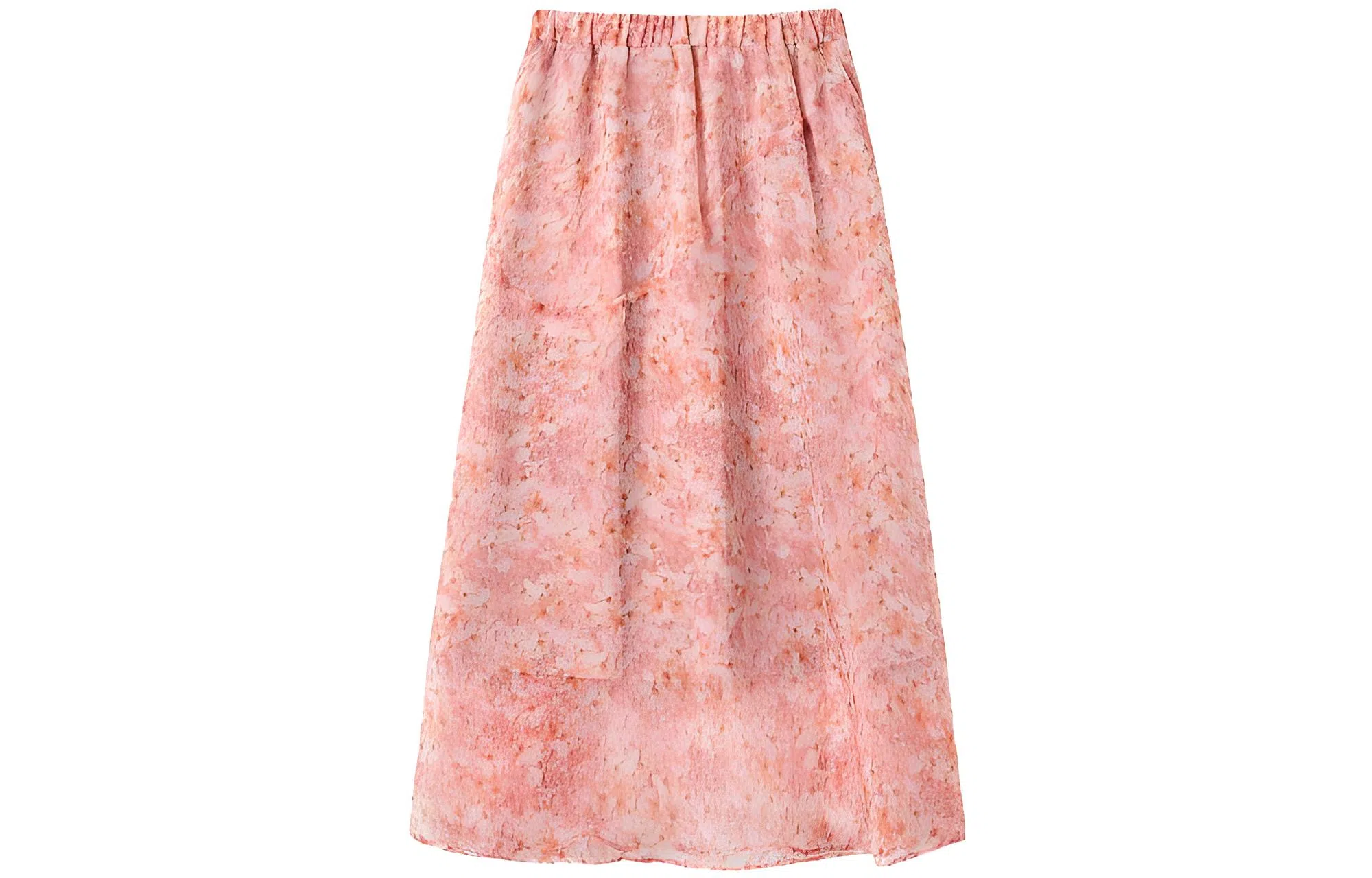 【dme】 碎花中腰休闲长裙 浅桃粉