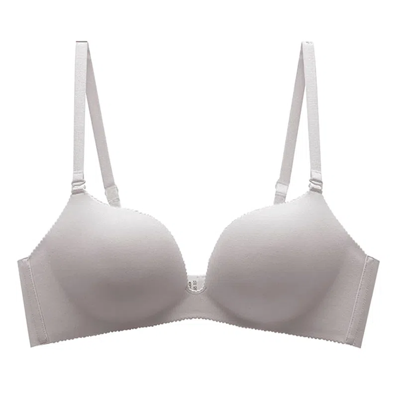 曼妮芬 小胸聚拢无钢圈软支撑裸感提拉简约小波芽文胸 女款
