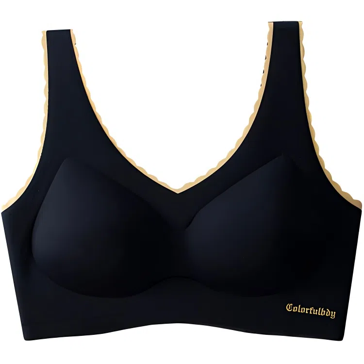 草本初色 无痕聚拢透气乳胶上托高弹提拉隐形美背运动防下垂收副乳文胸 女款