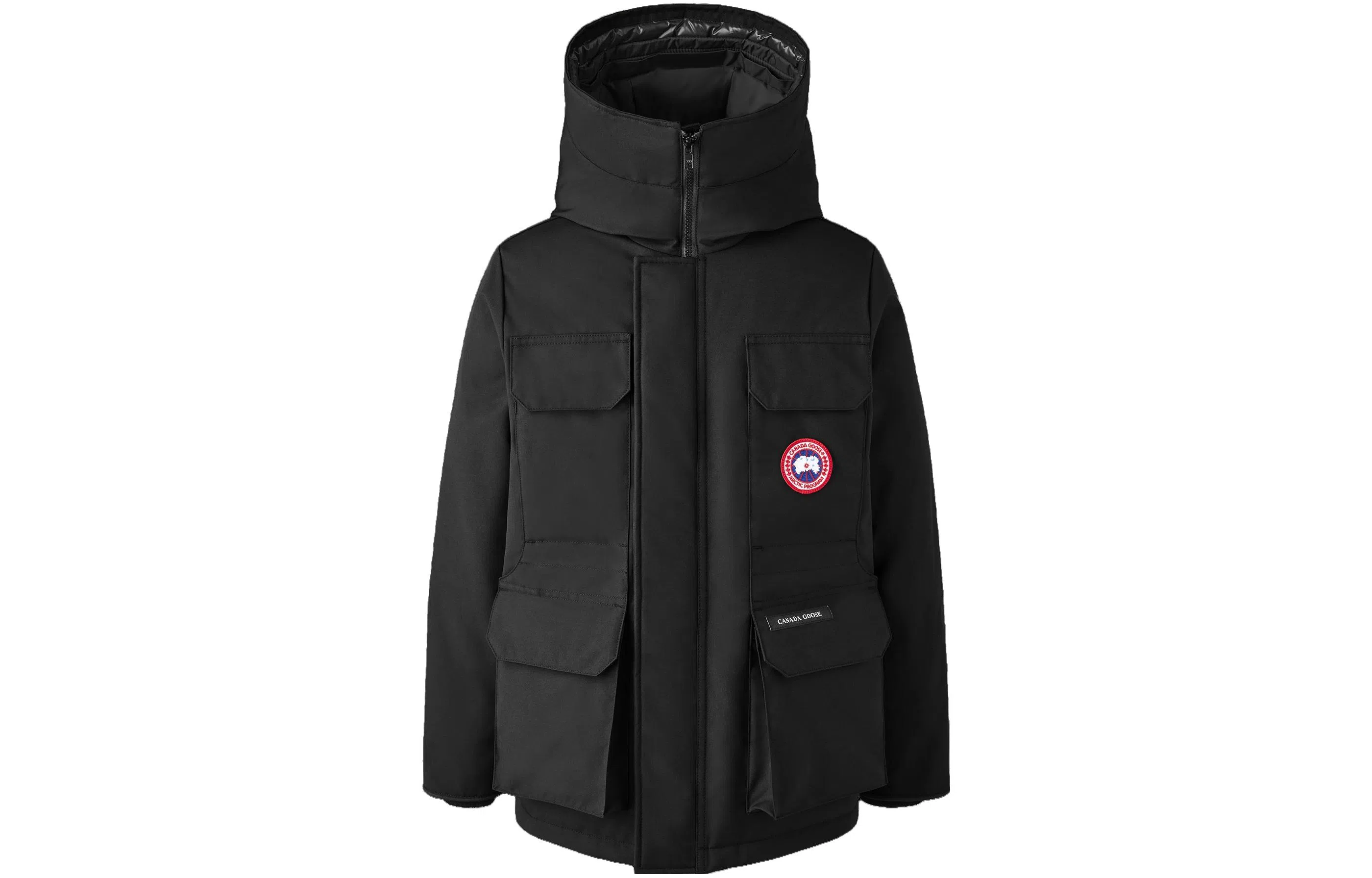 Canada Goose Logo Hooded Jacket