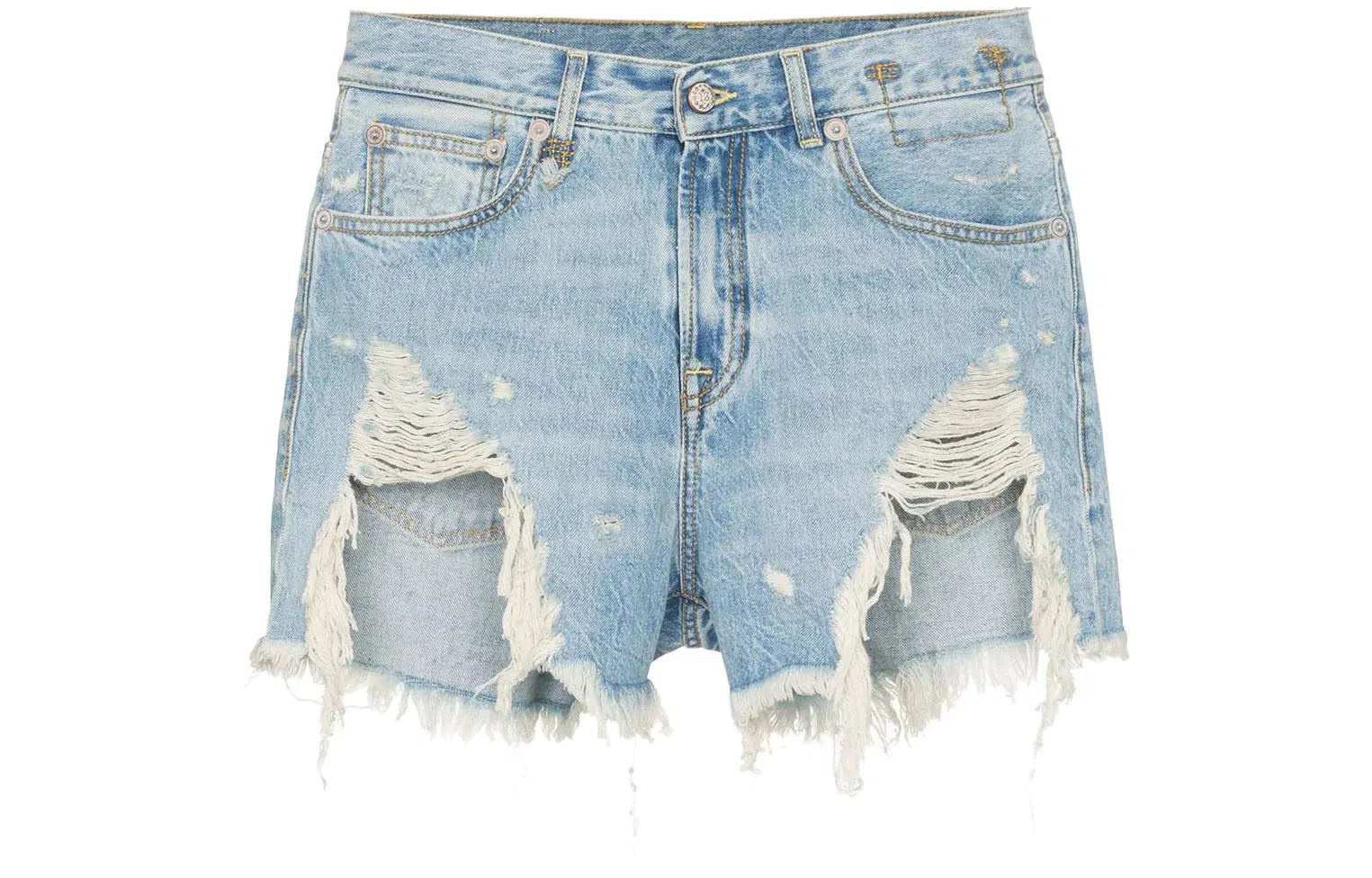 R13 Denim Shorts Blue