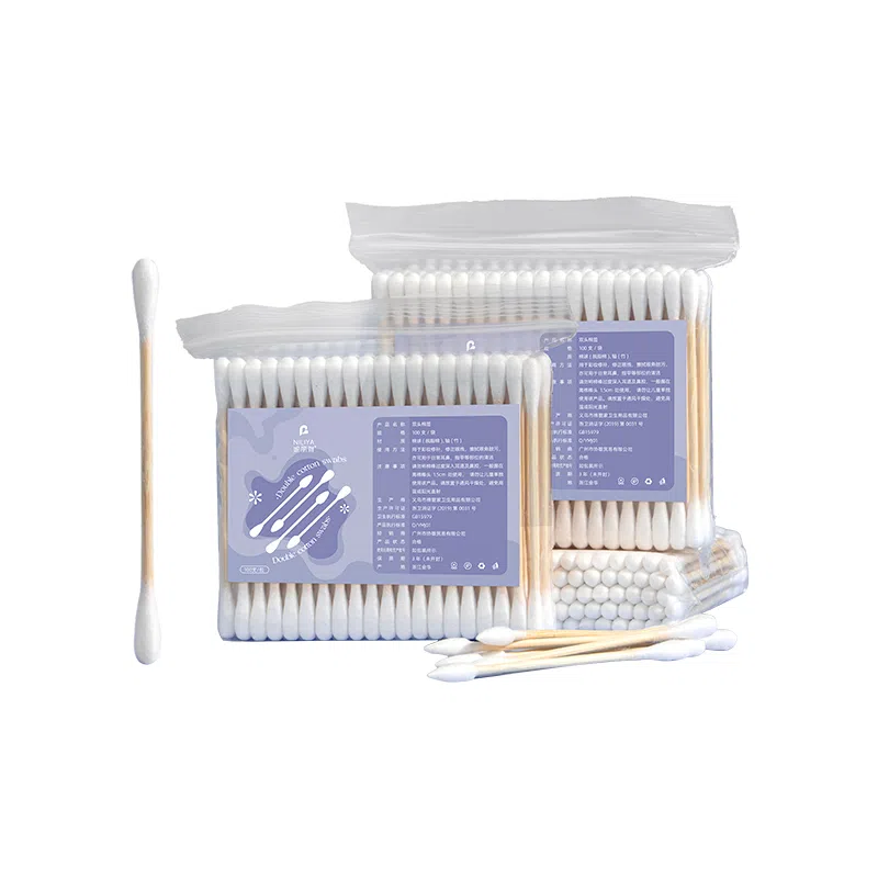 妮丽雅 木棒双头棉签 清洁专用 一次性卫生棉花棒