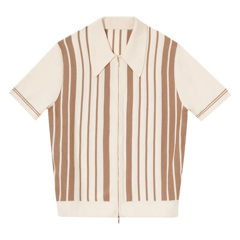 CULTUM Retro Striped Polo