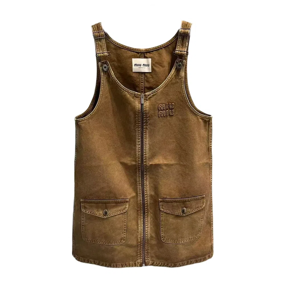 Miu Miu SS25 Brown Dress