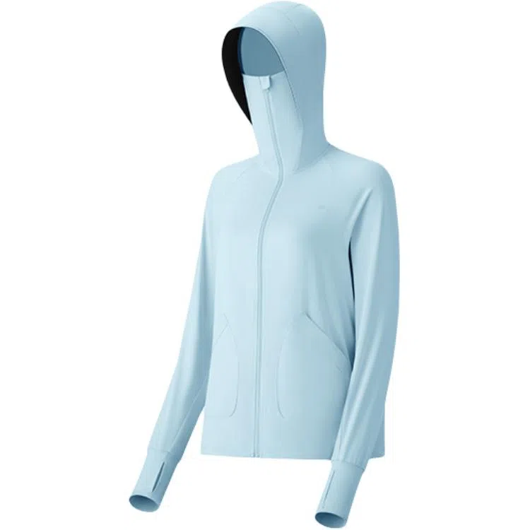 蕉下 宽松插肩连帽纯色防晒服 女款