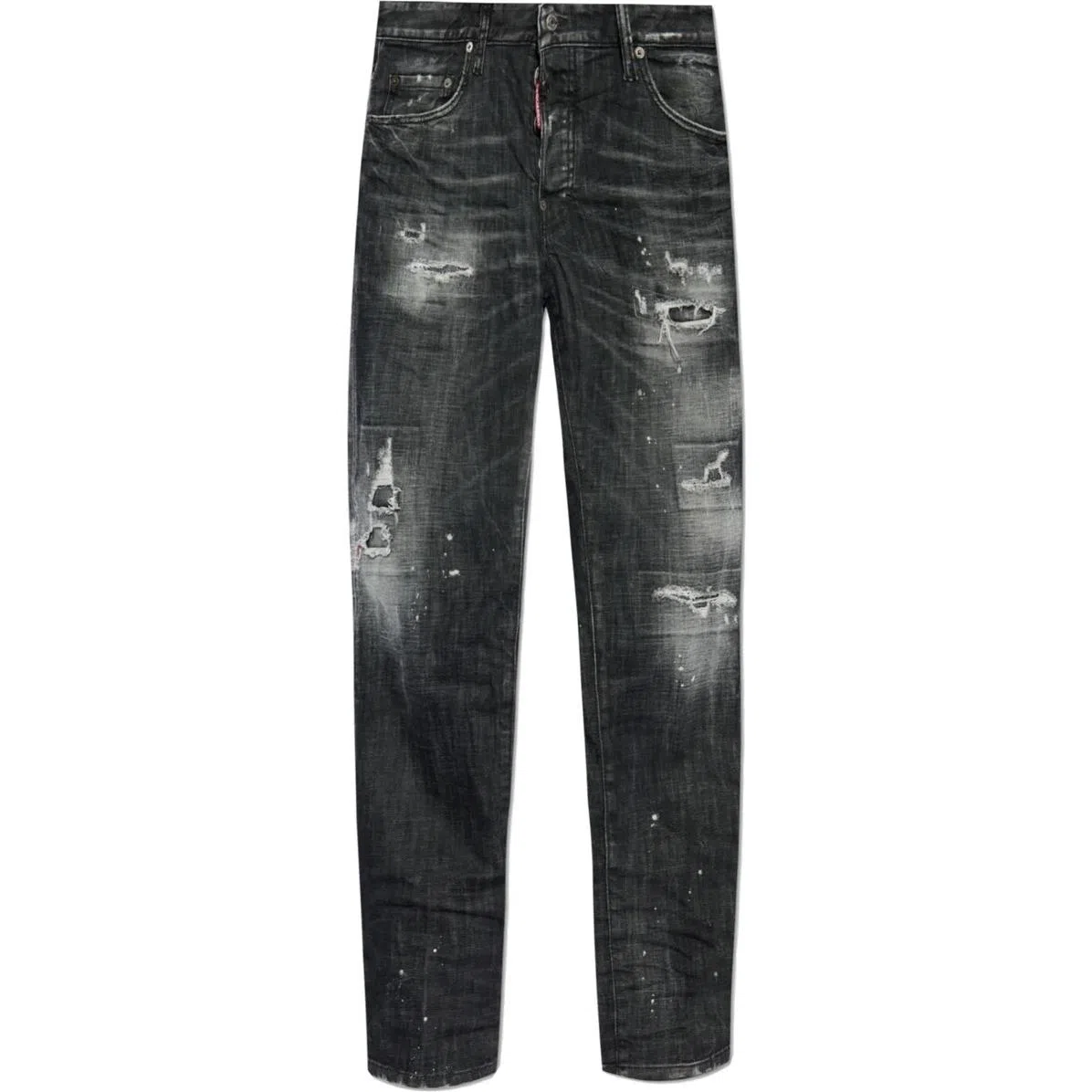 DSQUARED2 Slim Fit Distressed Jeans Black