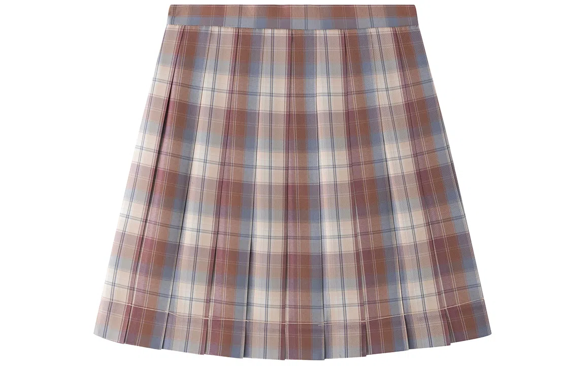 东鲸岁时记 格子制服百褶半身裙 女款