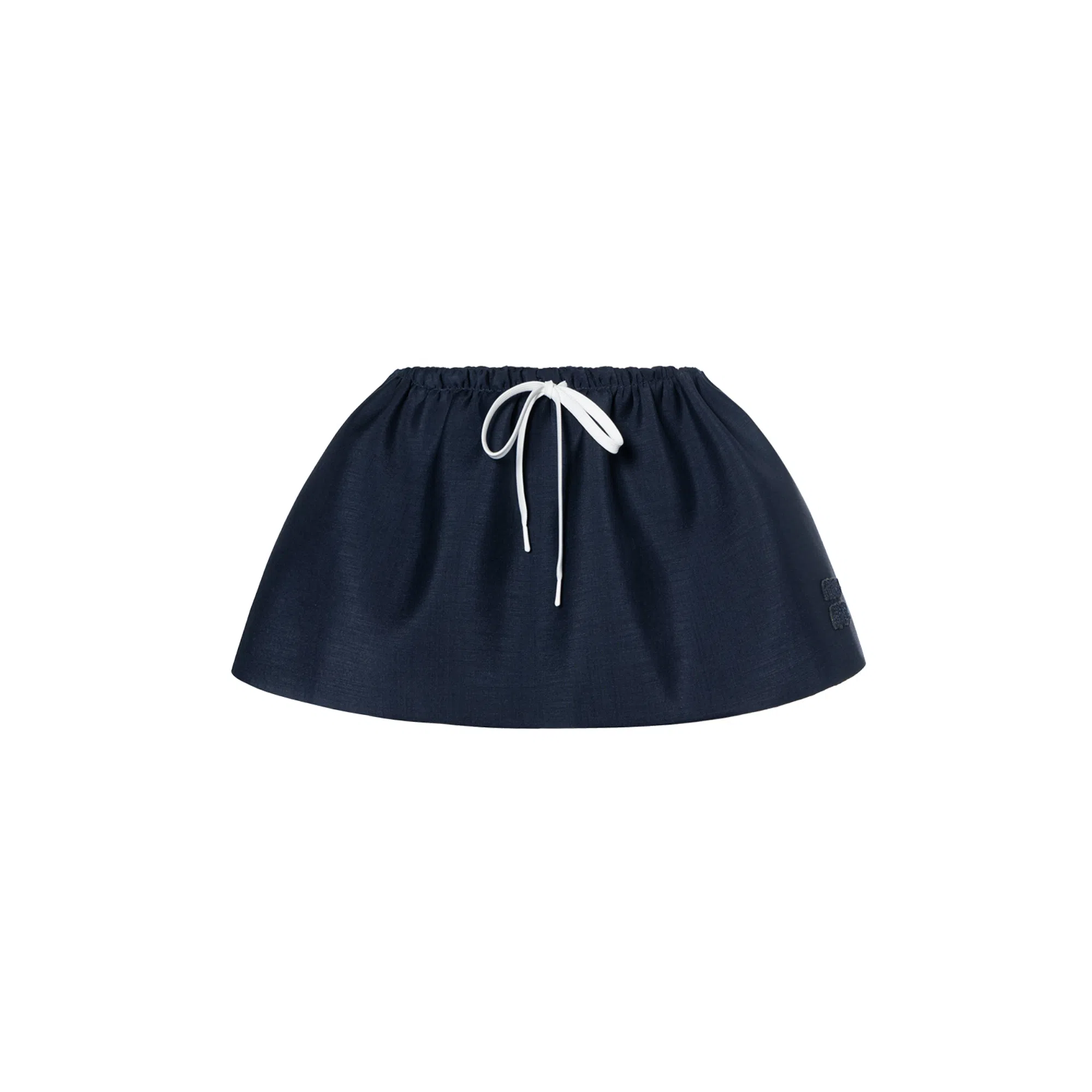 Miu Miu SS24 Mini Skirt Navy Blue