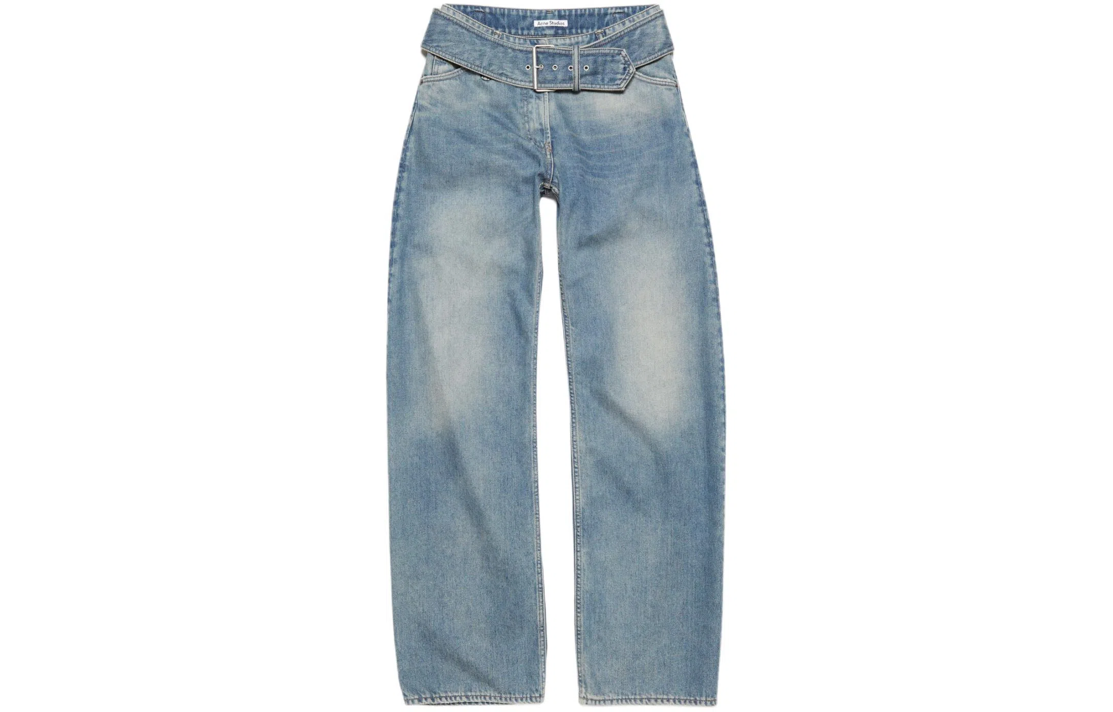 Acne Studios Belted Jeans - Relaxed Fit SS24
