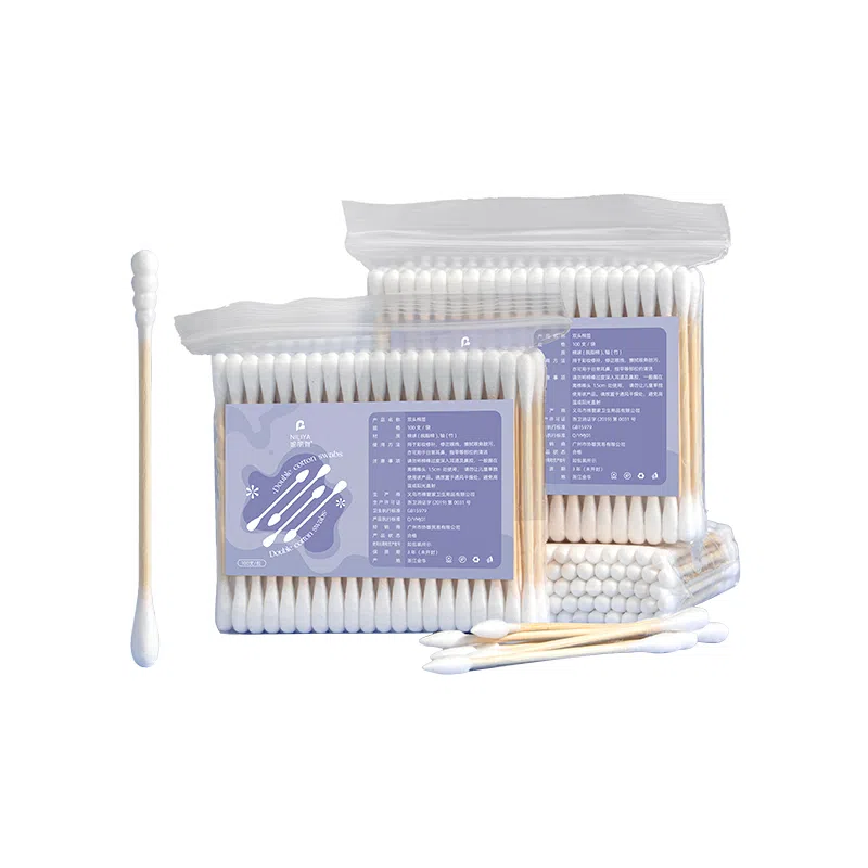 妮丽雅 木棒双头棉签 清洁专用 一次性卫生棉花棒