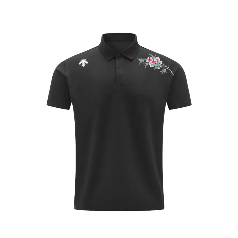 DESCENTE TRAINING logoPolo BK-tap shoe