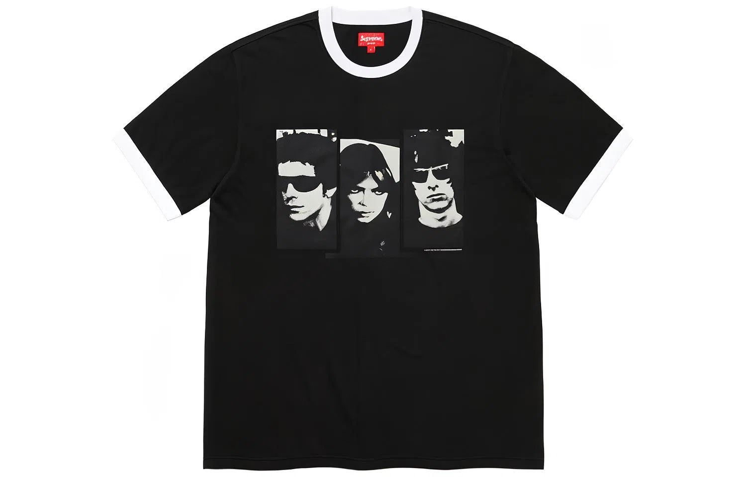 Supreme x The Velvet Underground Ringer Tee Black