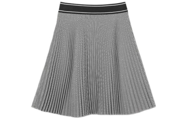 Sandro Short Pleated Skirt With Rhinestones