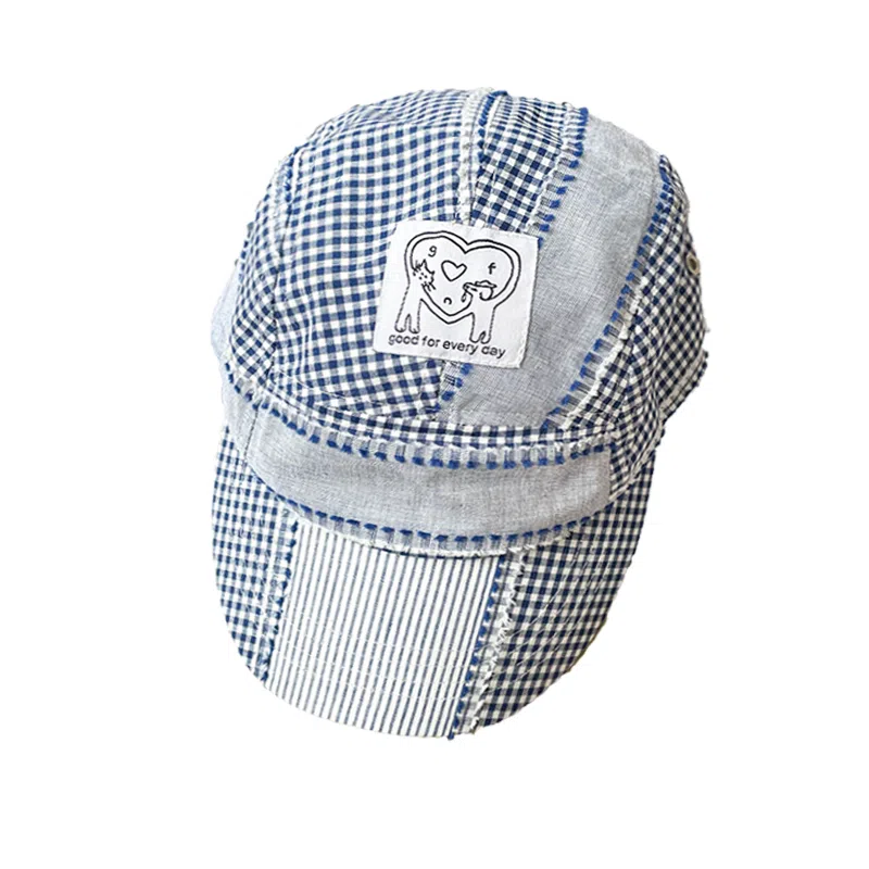 杨同学 爱心平顶帽 聚酯纤维 鸭舌帽 男女同款情侣款