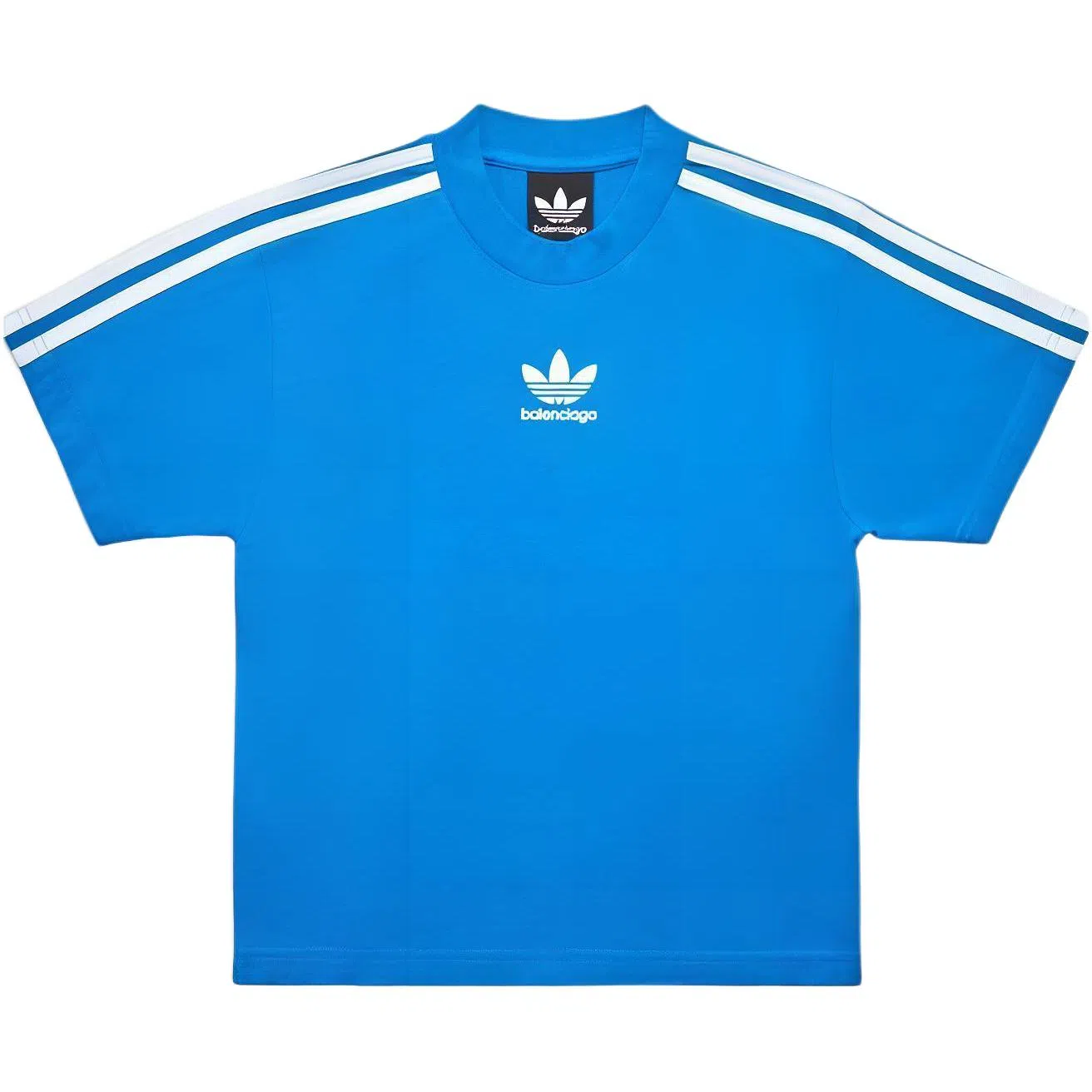 Balenciaga x adidas SS23 Logo T-Shirt Blue