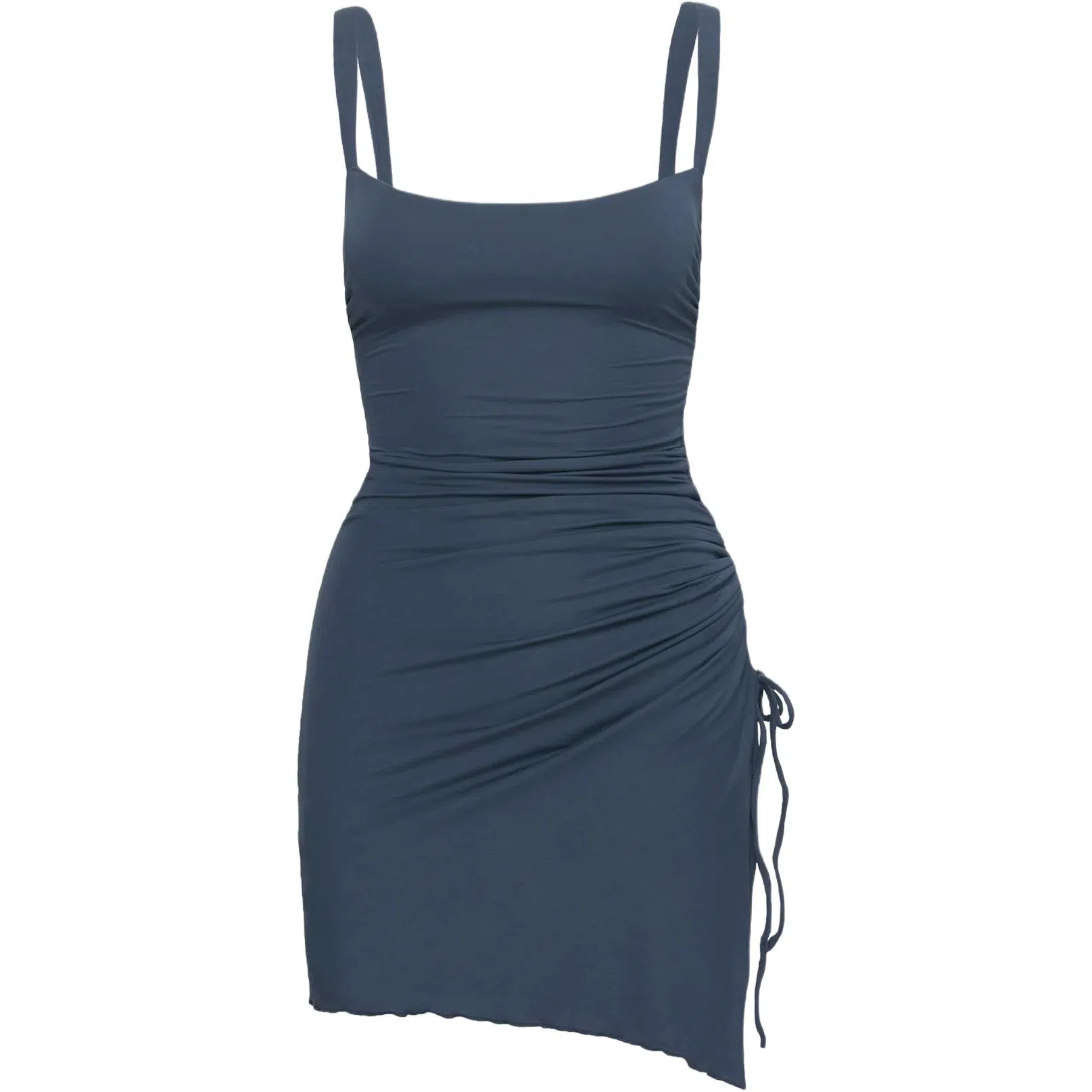 PRINCESS POLLY MELDA SQUARE NECK MINI DRESS NAVY