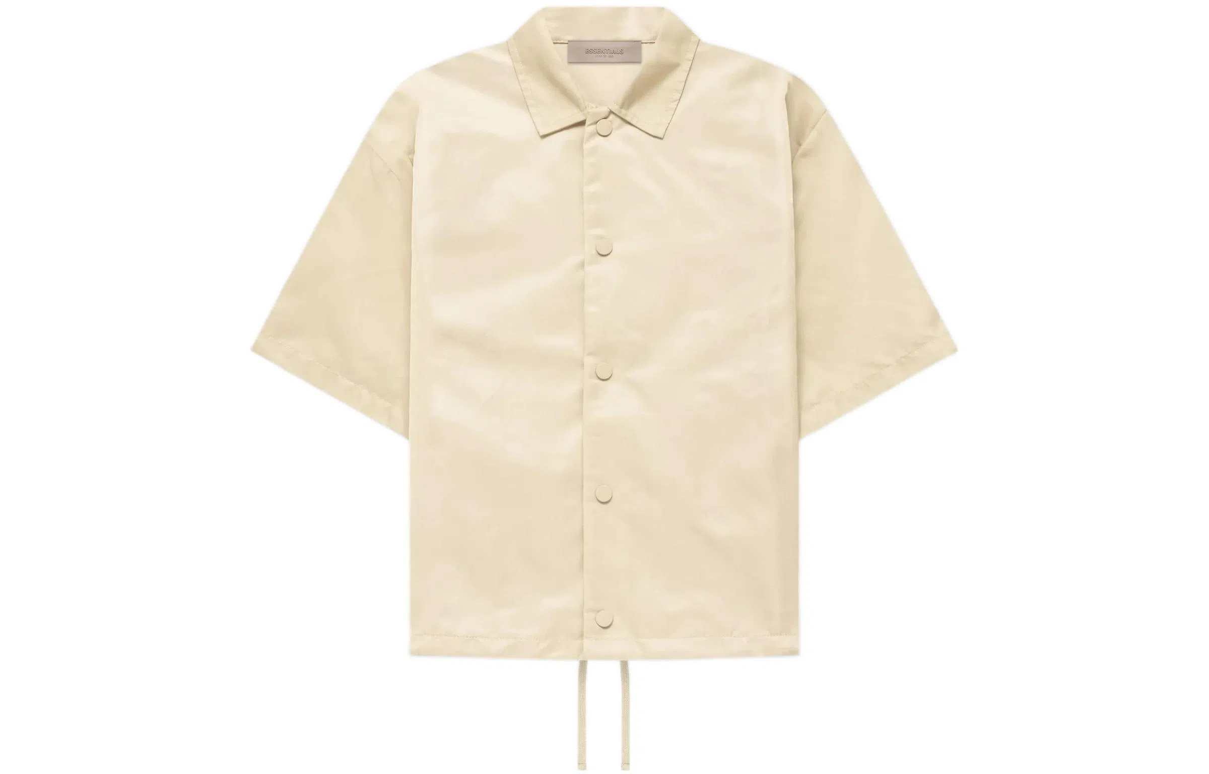 Fear of God Essentials FW22 Kids Ss Nylon Shirt Egg Shell