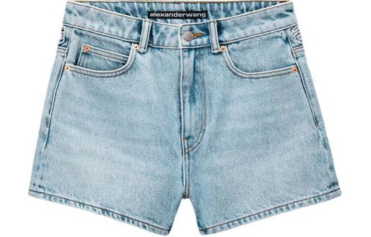 Alexander Wang High Rise Shorty Denim