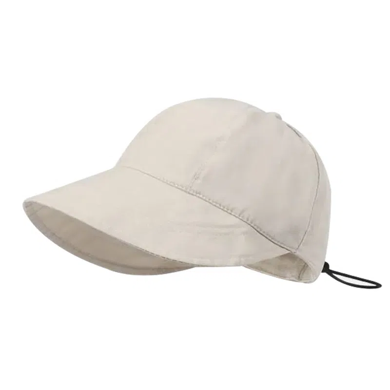 啄木鸟 大檐可扎马尾可戴口罩素颜速干空顶帽遮阳帽 聚酯纤维 渔夫帽 女款 户外骑行爬山露营钓鱼太阳帽