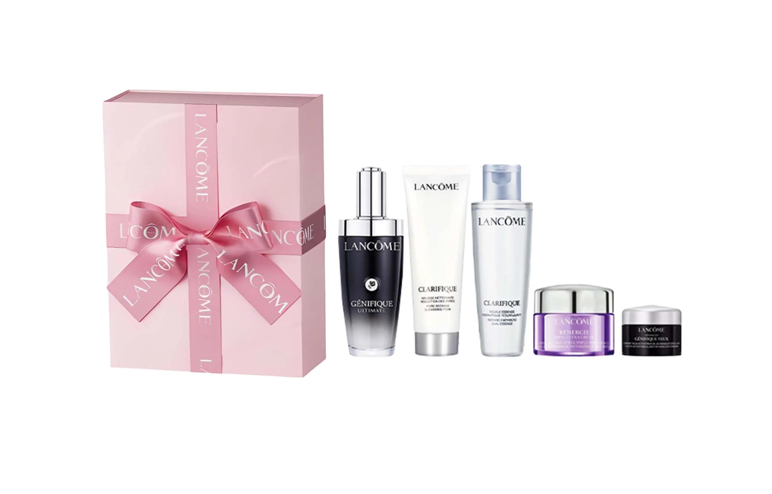 兰蔻 小黑瓶精华限定礼盒护肤套装 维稳滋润 五件套